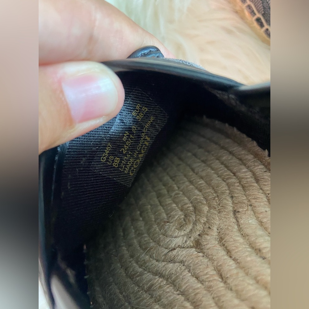 Coach logo espadille women’s size 8B - Picture 9 of 10